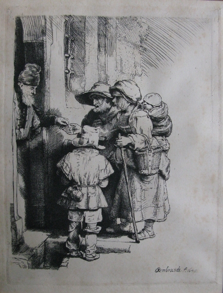 Beggars at the Door of a House